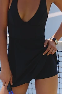 LSPACE Pierce Halter Mini Dress