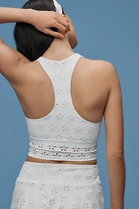 Beach Riot Yara Sleeveless Eyelet Top