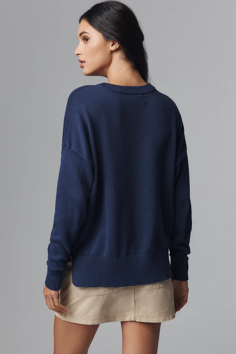 Beach Riot x Anthropologie Callie Americana Sweater