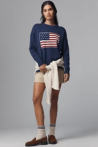 Beach Riot x Anthropologie Callie Americana Sweater
