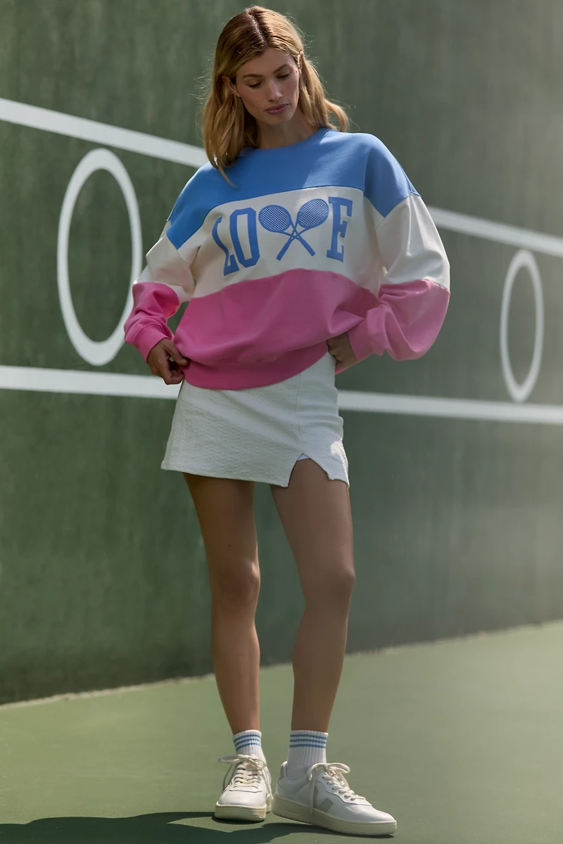 Beach Riot Devyn Oversized Crew-Neck Sweatshirt