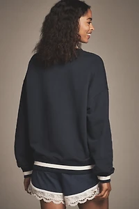 Beach Riot x Anthropologie Cotton Pullover Sweatshirt