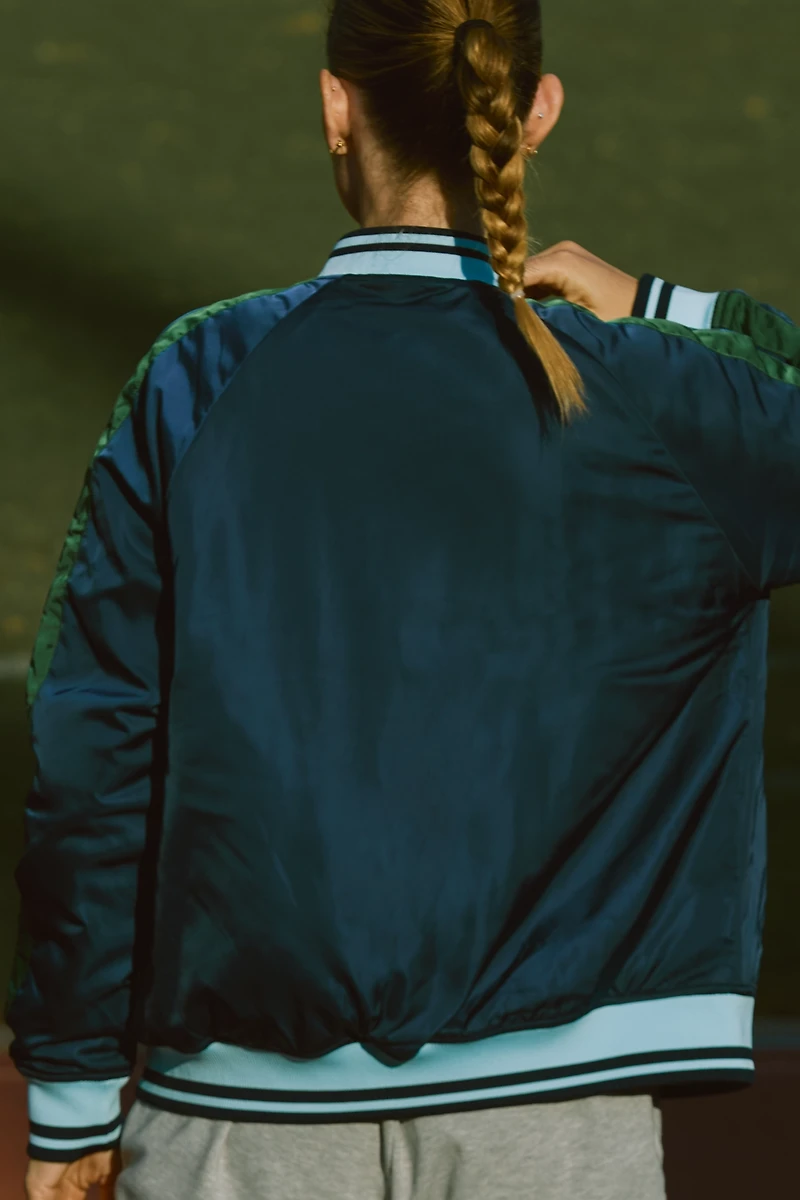 Beach Riot Colorblock Flight Jacket