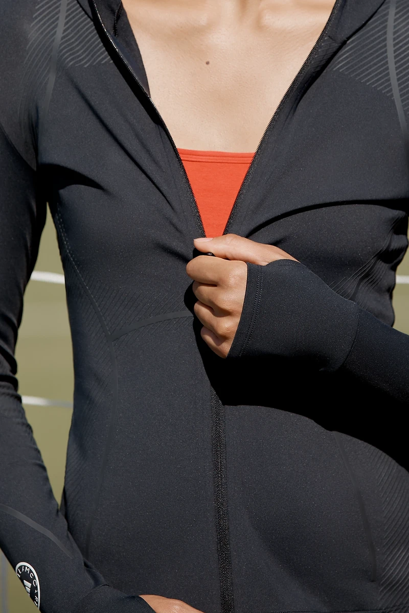 adidas by Stella McCartney TruePace Hooded Running Long-Sleeve Midlayer Top