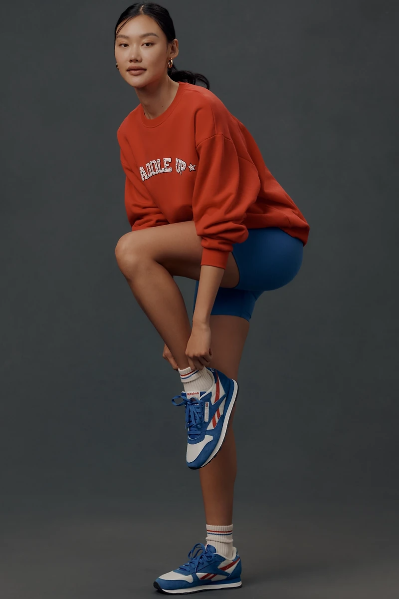 By Anthropologie Crew-Neck Saddle Up Sweatshirt