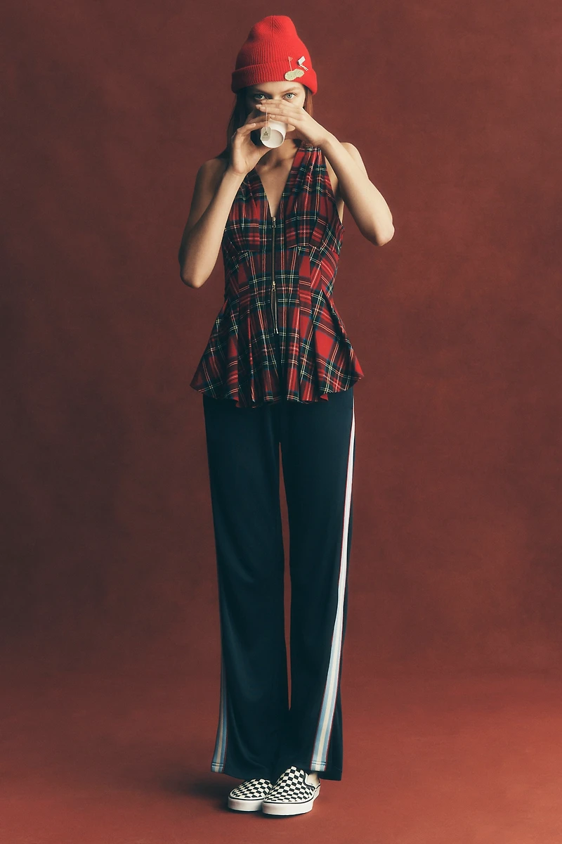 The Upside x Anthropologie Side-Stripe Pants
