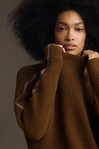 Spiritual Gangster Waffle-Knit Pullover Sweater