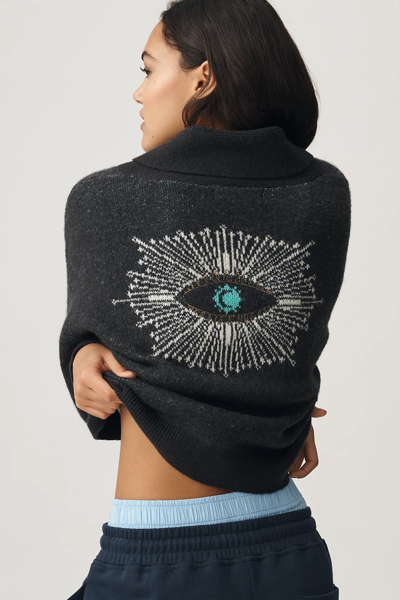 Spiritual Gangster Spirit Eye Royce Cardigan Sweater