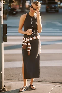 Spiritual Gangster Simone Rib Maxi Dress