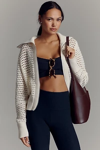 Varley Eloise Zip Through Knit Jacket