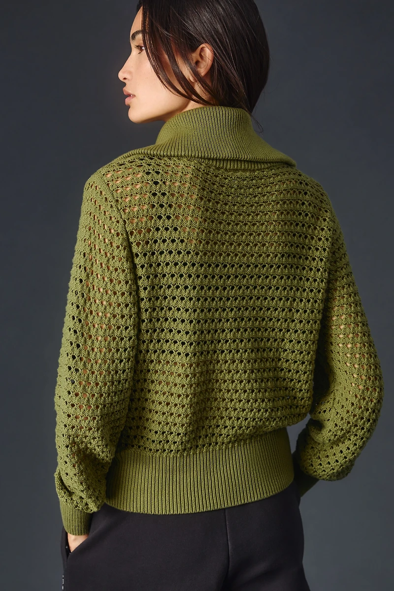 Varley Eloise Zip Through Knit Jacket