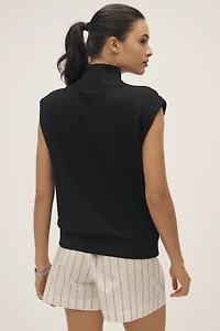Varley Loretta Sleeveless Half-Zip Sweatshirt