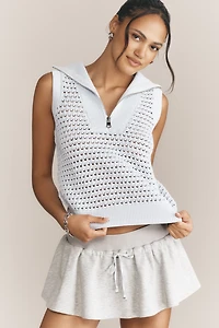Varley Bains Half-Zip Knit Tank