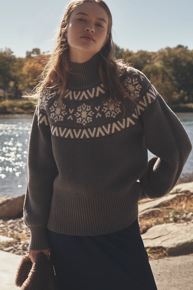 Varley Bowen Fairisle Sweater