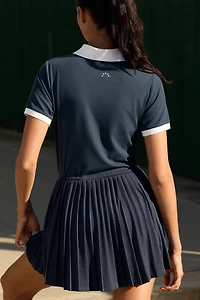 Varley Paloma Short-Sleeve Court Mini Dress