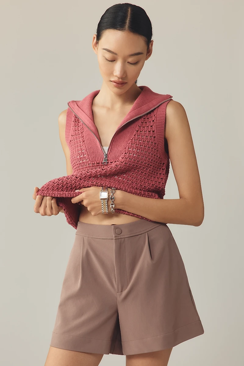 Varley Mariya Pleated Trouser Shorts