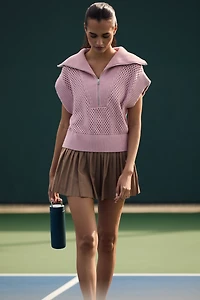 Varley Mila Half-Zip Polo Knit Vest