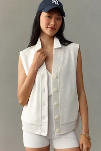 Varley Vicky Collared Button-Front Gilet