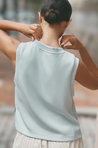 Varley High-Neck Crop Tank Top