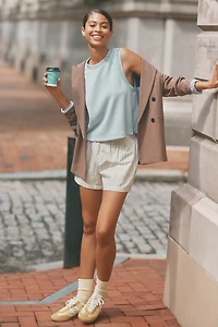 Varley High-Neck Crop Tank Top
