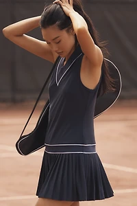 Varley Jouri Court Sleeveless V-Neck Mini Dress