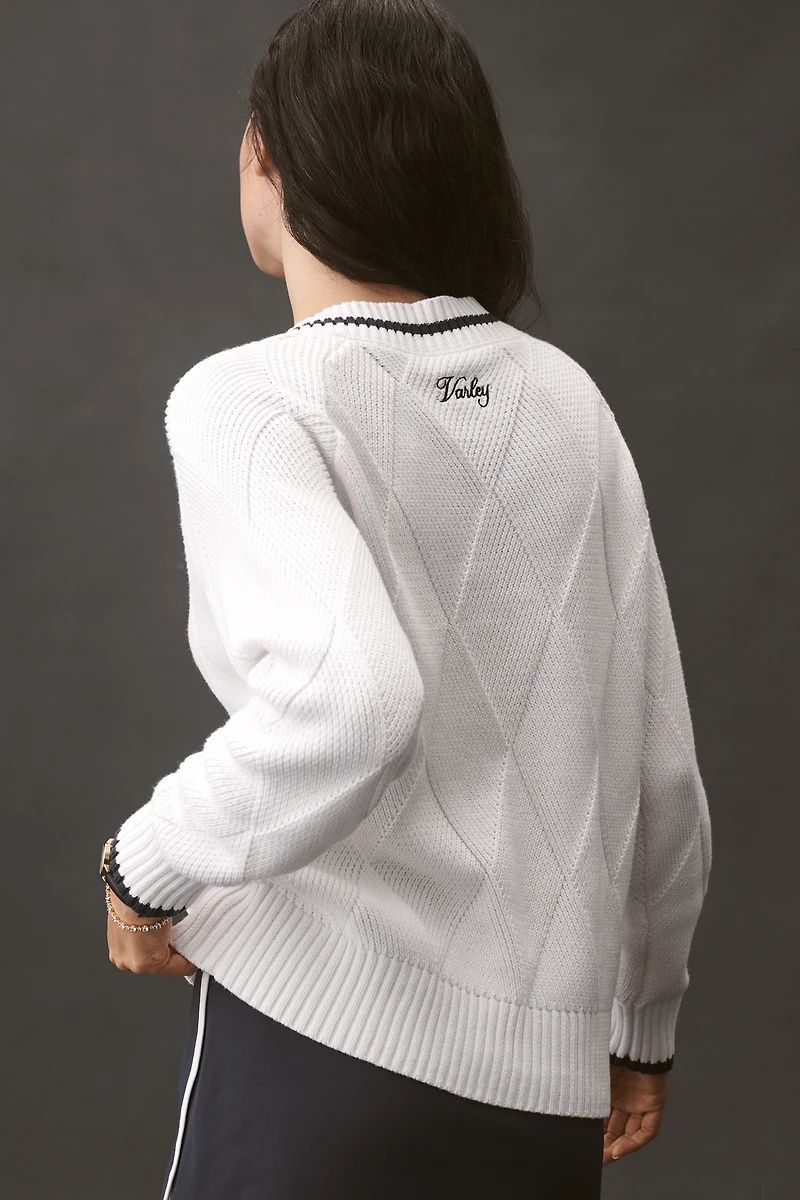 Varley Ray Diamond V-Neck Sweater