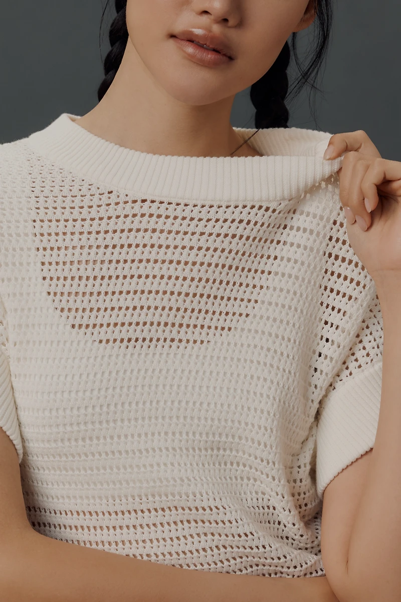 Varley Corvallis Short-Sleeve Knit Top