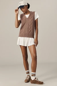 Varley Kay V-Neck Cable Sweater Vest
