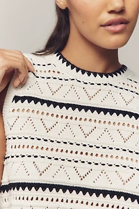 Varley Athena Pointelle Sweater Vest