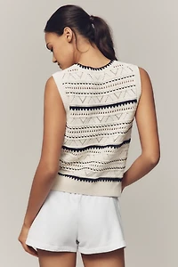 Varley Athena Pointelle Sweater Vest