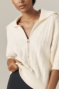 Varley Arney Half-Zip Polo Sweater