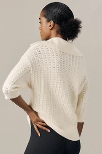 Varley Arney Half-Zip Polo Sweater