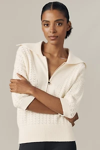 Varley Arney Half-Zip Polo Sweater