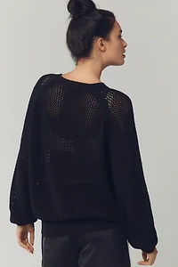 Electric & Rose Chloe Cotton Crew-Neck Sweater