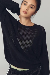 Electric & Rose Chloe Cotton Crew-Neck Sweater