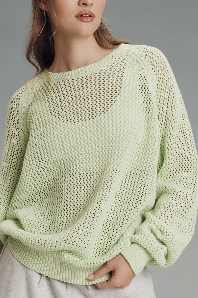 Electric & Rose Chloe Cotton Crew-Neck Sweater