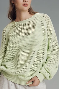 Electric & Rose Chloe Cotton Crew-Neck Sweater
