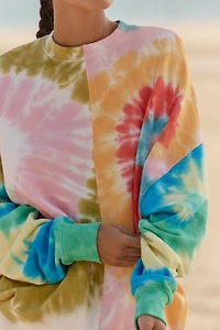 Electric & Rose Tie-Dye Pullover Sweatshirt