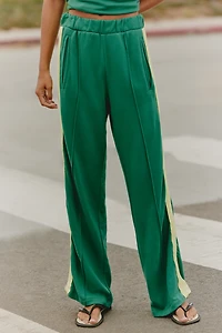 Electric & Rose Side-Stripe Track Pants