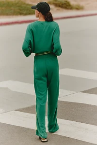 Electric & Rose Side-Stripe Track Pants
