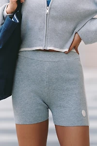 PE Nation Verge Cashmere Blend Knit Shorts
