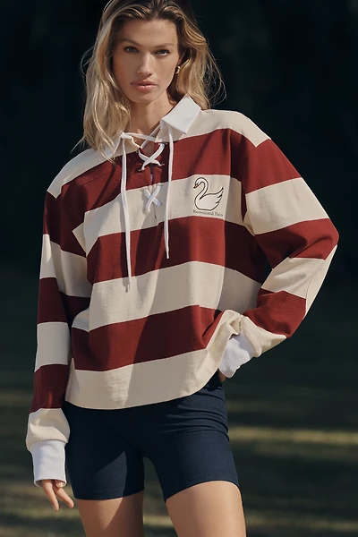 Recreational Habits Lace-Up Rugby Shirt