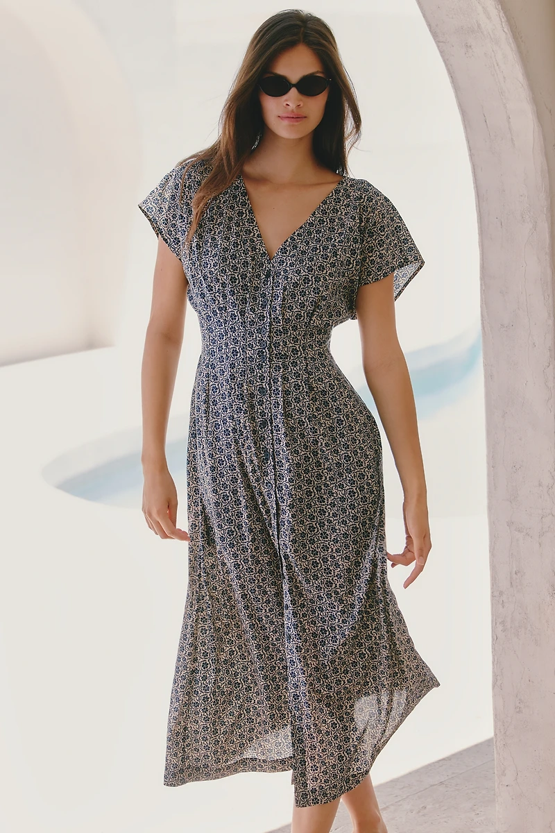 Z Supply Sanna Iris Midi Dress