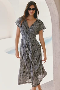 Z Supply Sanna Iris Midi Dress