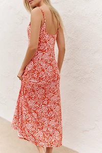 Z Supply Charisma Ona Cotton Midi Dress