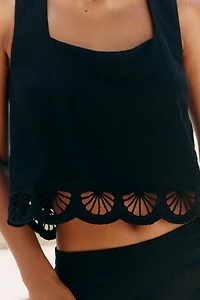 Z Supply Charlene Embroidered Mini Skirt