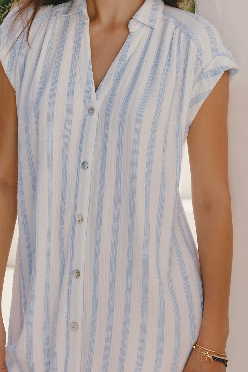 Z Supply Shellbound Cotton Mini Dress