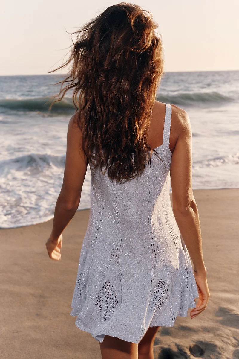 Celandine Lurex Shell Knit Mini Dress