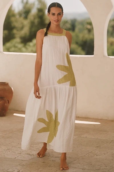 Celandine Drop-Waist Midi Dress