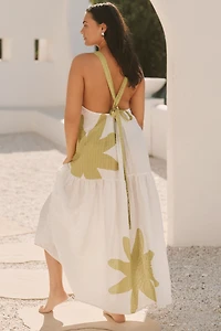 Celandine Drop-Waist Midi Dress